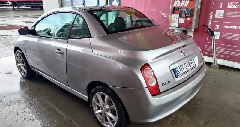 Nissan Micra cena 6900 przebieg: 222454, rok produkcji 2006 z Myślenice małe 67